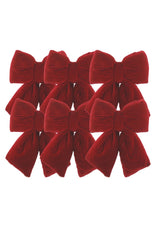 Velvet Classic: Burgundy Bow Tie Ornament
