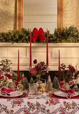 Velvet Classic: Burgundy Bow Tie Ornament