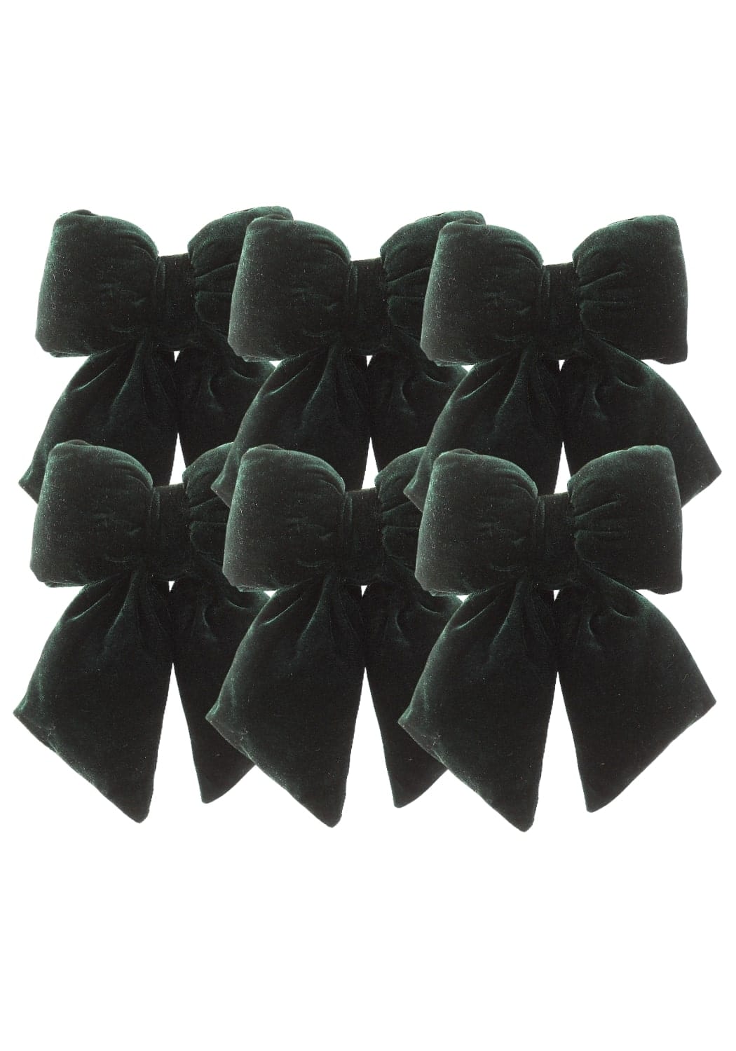Velvet Classic: Green Bow Tie Ornament