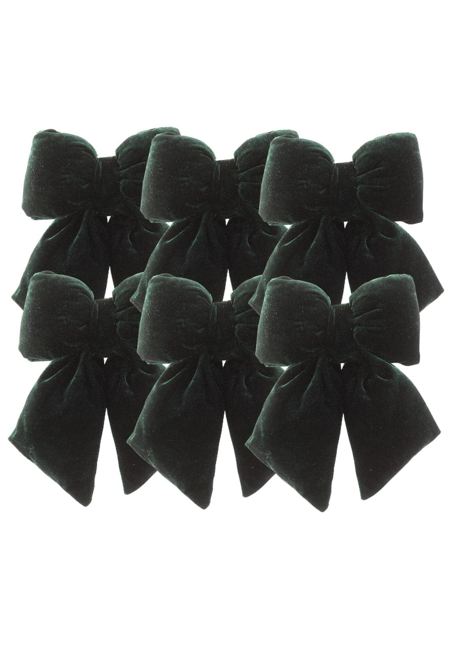 Velvet Classic: Green Bows