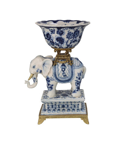 Bridgerton Decorative Elephant Porcelian Bowl