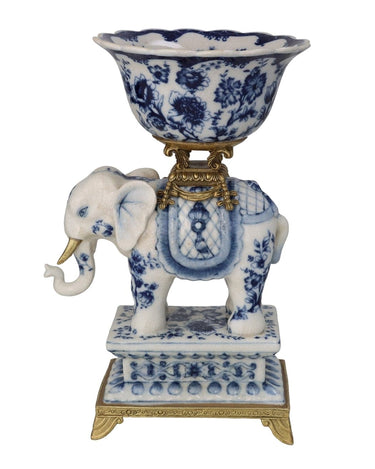 Bridgerton Decorative Elephant Porcelain Bowl