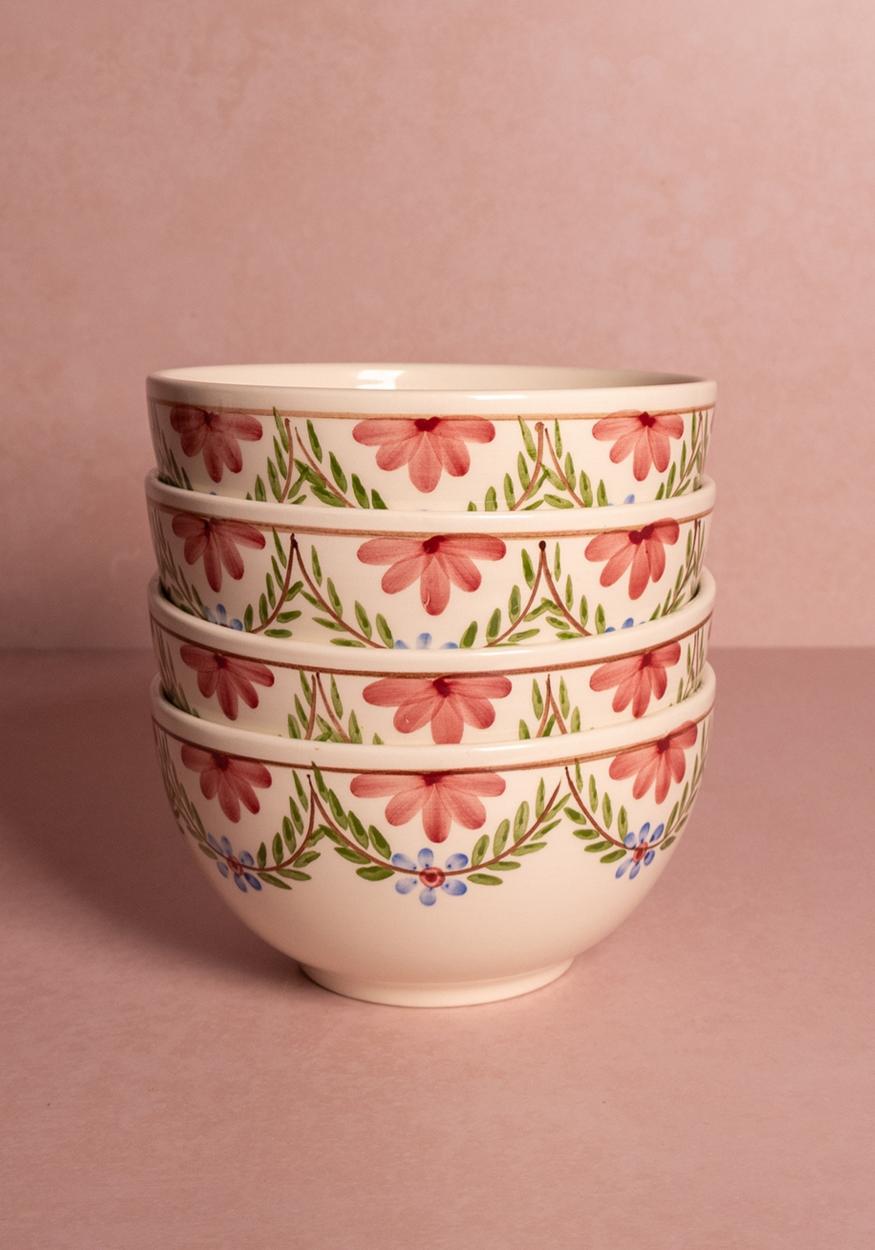 Bowl Camilla Cereal Bowl, Green Garland