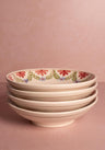 Camilla Pasta Bowl, Green Garland Set of 4