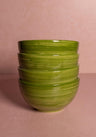 Cara Shell Cereal Bowl, Green Set of 4