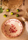 Cara Shell Serving Bowl, Red