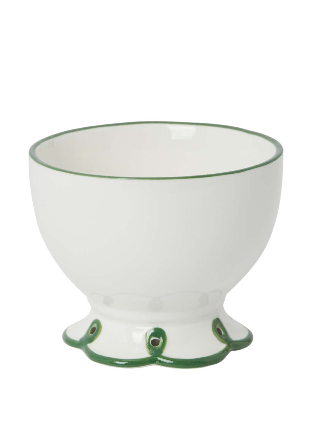 Glorious Green Scalloped Bowl - Set of 4