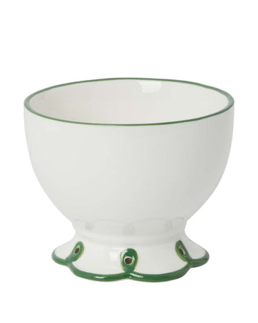 Glorious Green Scalloped Bowl - Set of 4