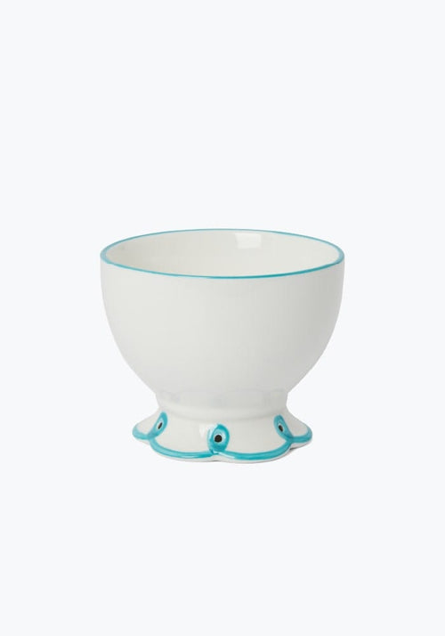 Sky Blue Scalloped Bowl - Set of 4