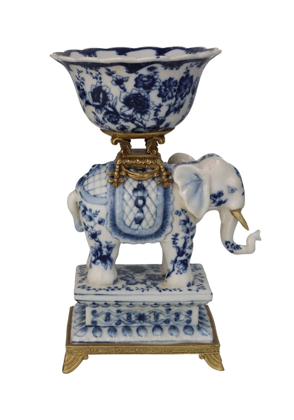 Bridgerton Decorative Elephant Porcelain Bowl - Casa by Josephine Jenno