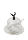 Bridgerton Deer Silver Jar and Spoon