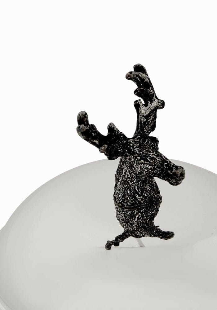 Bridgerton Deer Silver Jar and Spoon - Casa by Josephine Jenno