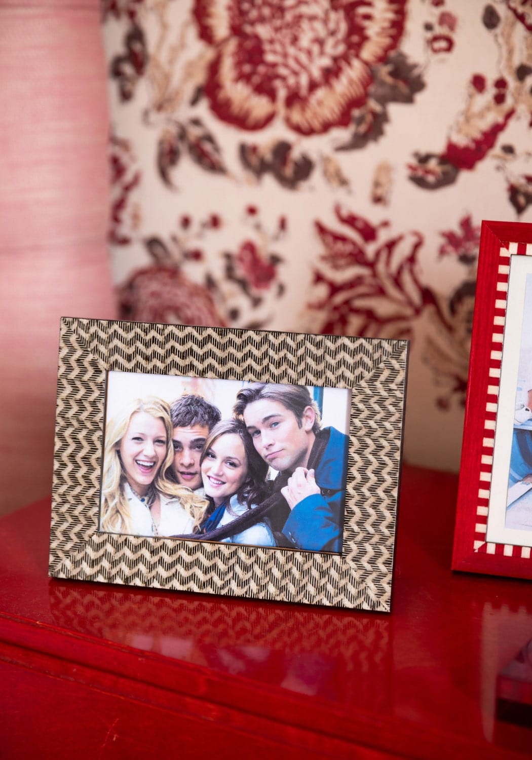 Brown Marquetry Patterned Photo Frame 6x4" - Casa by Josephine Jenno