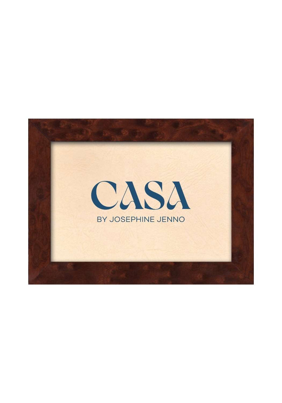 Brown Wooden Photo Frame 7x5" - Casa by Josephine Jenno