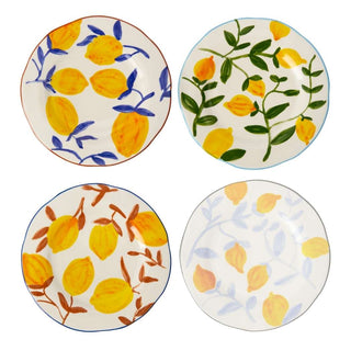 Buds in May Lunch Plates After Matisse - Set of 4 - Casa by Josephine Jenno