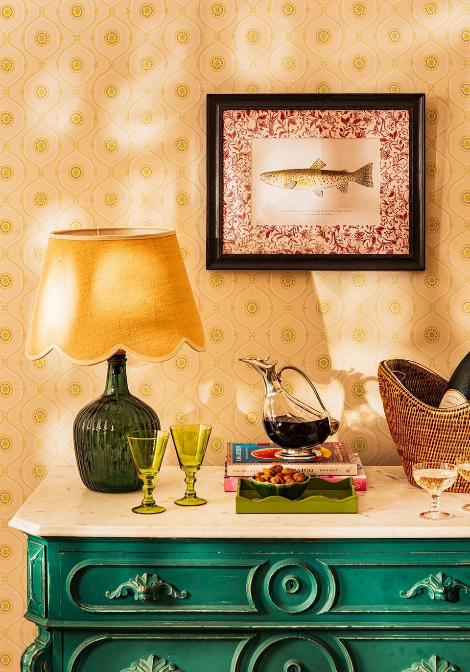 Camelot's Vintage Fish Study II - Casa by Josephine Jenno