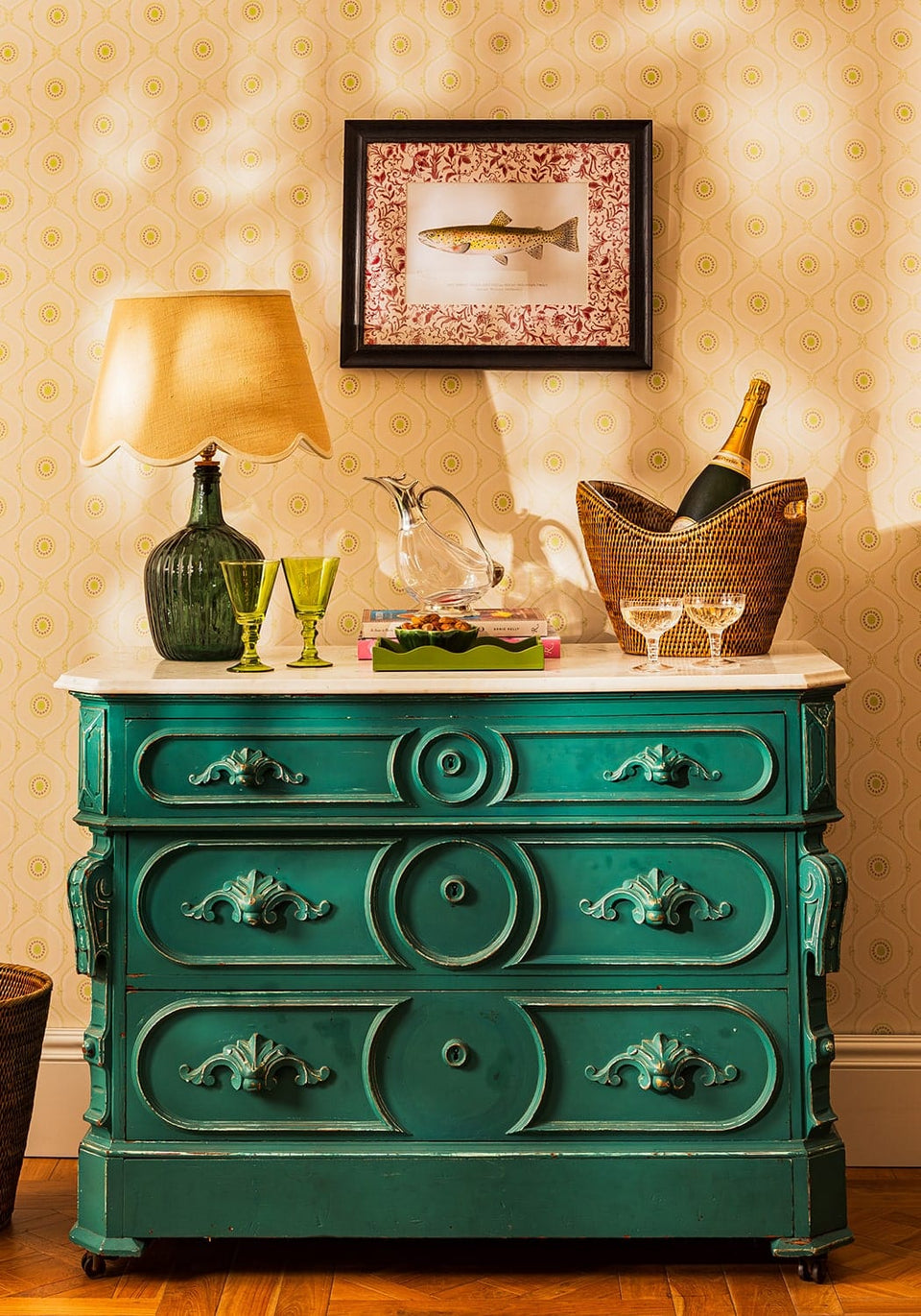 Camelot's Vintage Fish Study II - Casa by Josephine Jenno