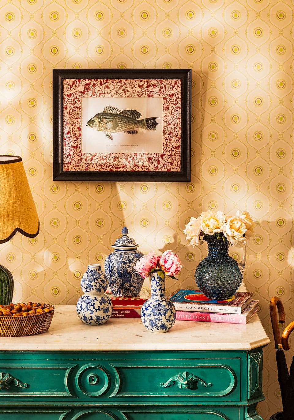 Camelot's Vintage Fish Study III - Casa by Josephine Jenno