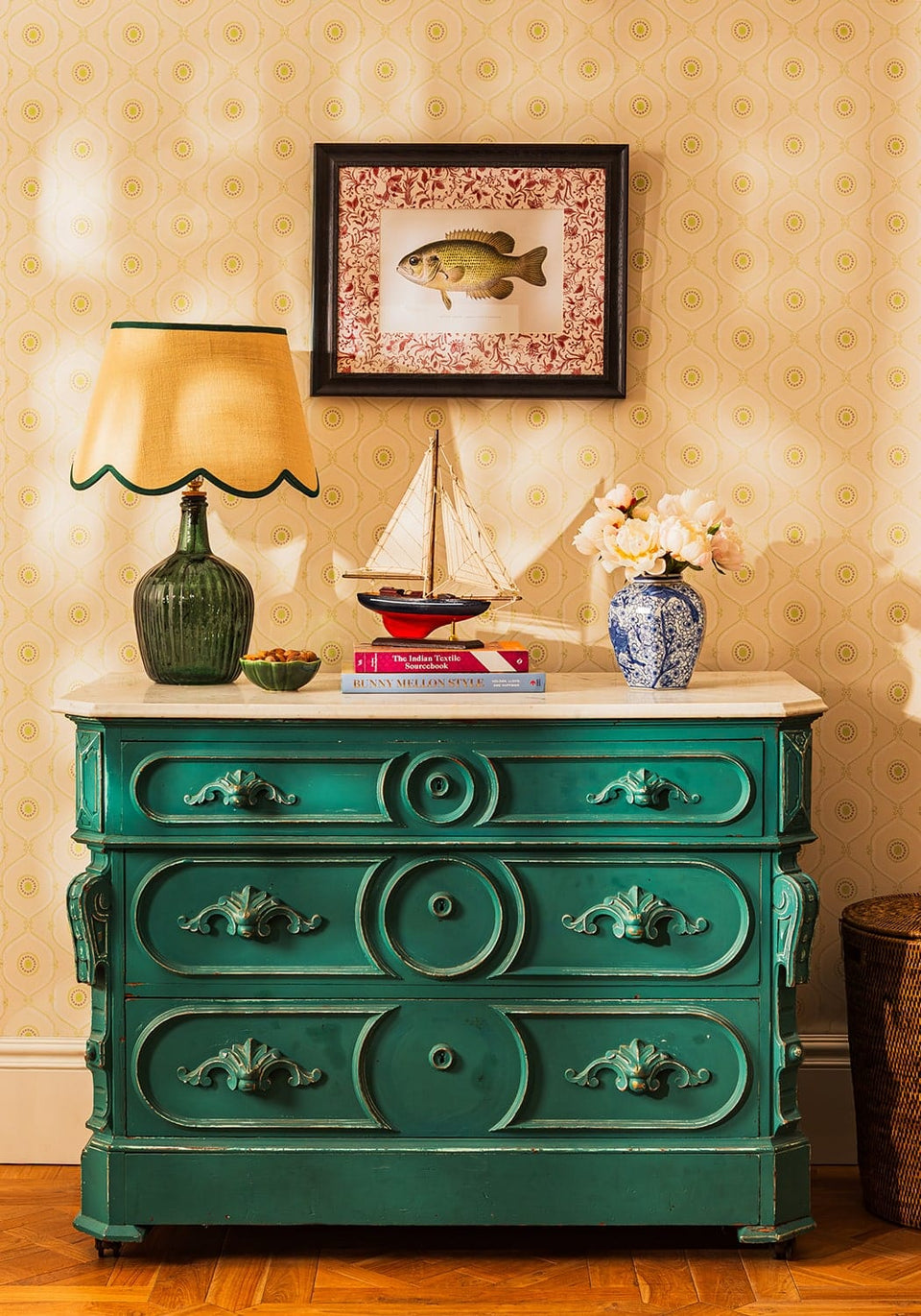 Camelot's Vintage Fish Study IV - Casa by Josephine Jenno