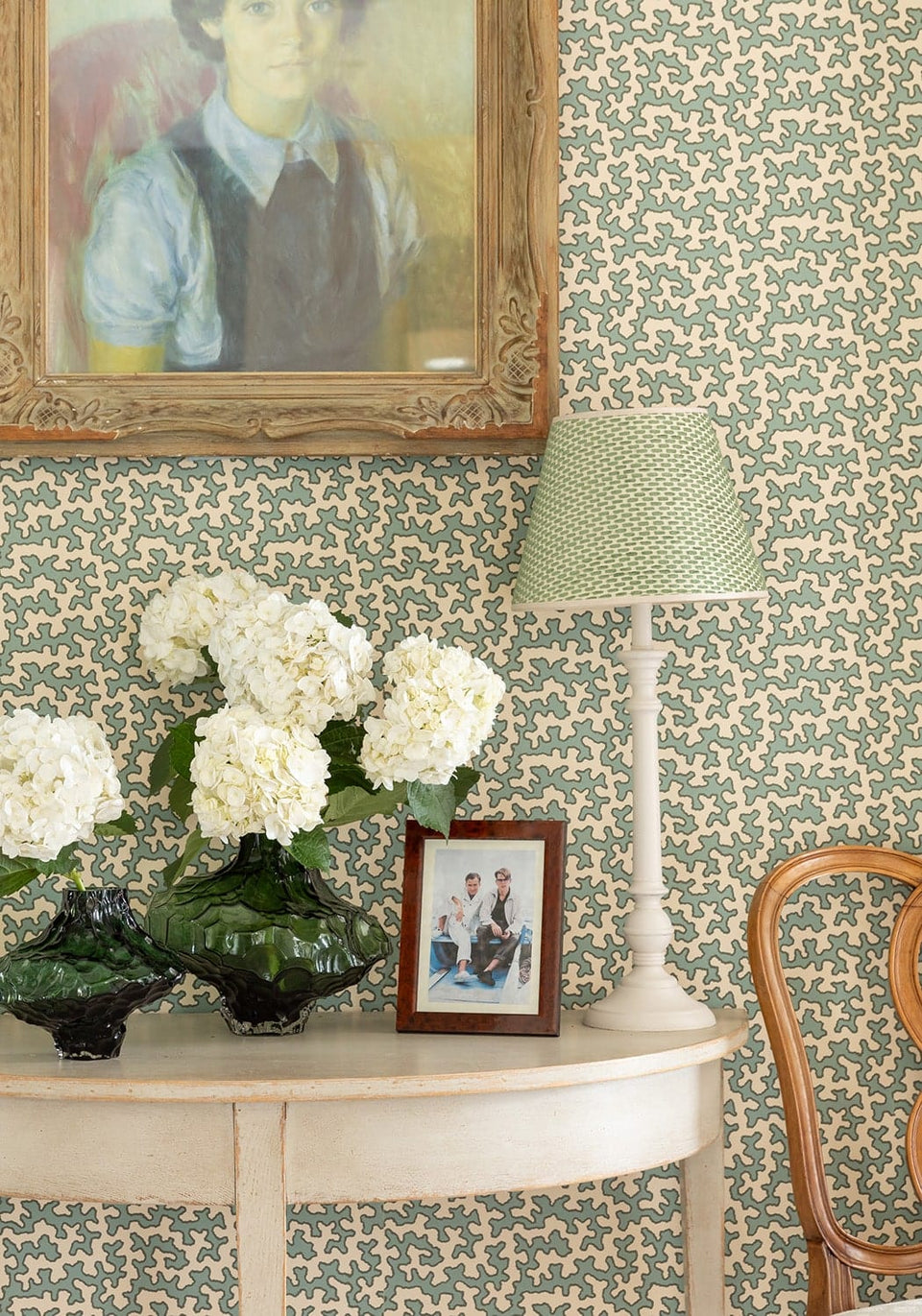 Camilla Emerald Ripple Vase - Casa by Josephine Jenno