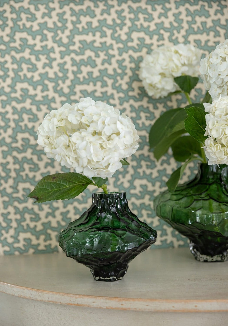 Camilla Emerald Twist Vase - Casa by Josephine Jenno