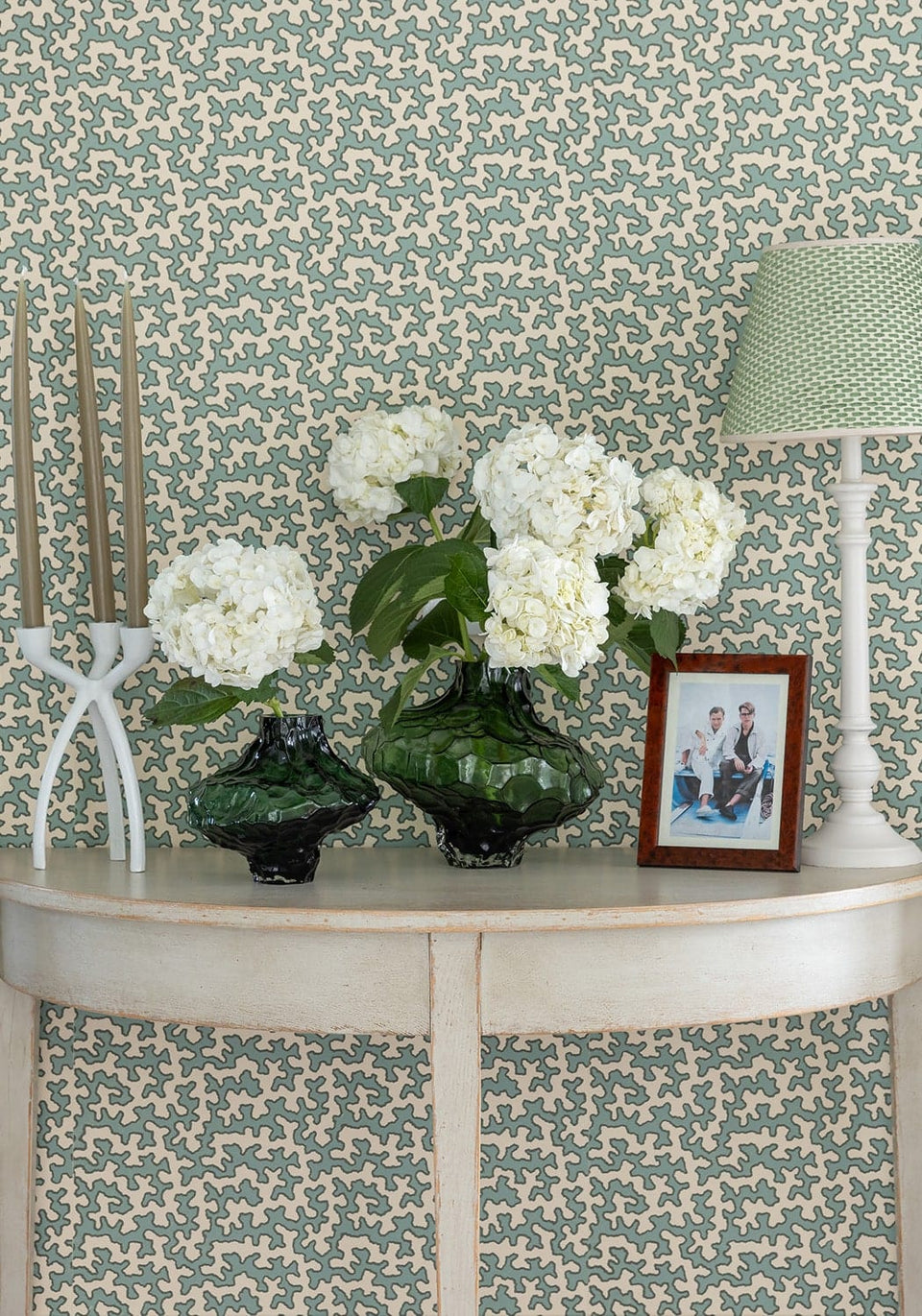 Camilla Emerald Twist Vase - Casa by Josephine Jenno