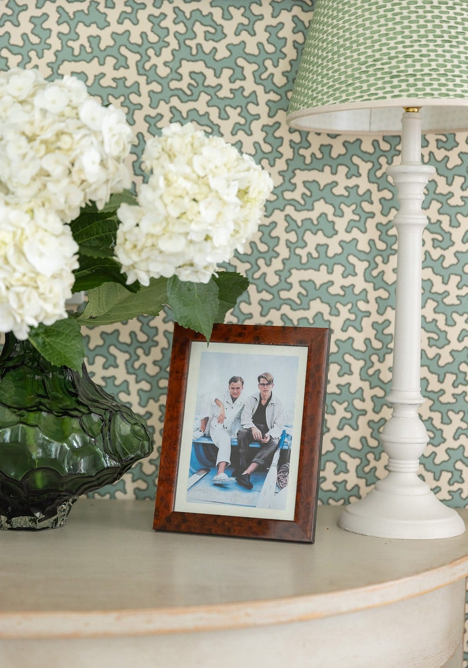 Camilla Emerald Twist Vase - Casa by Josephine Jenno