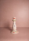 Camilla Candle Holder, Green Garland