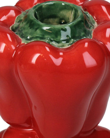 Red Bell Peppers Candle Holder