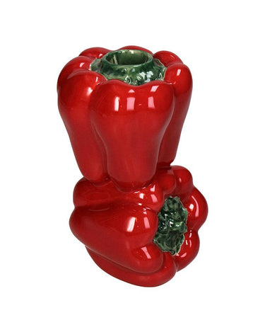 Red Bell Peppers Candle Holder