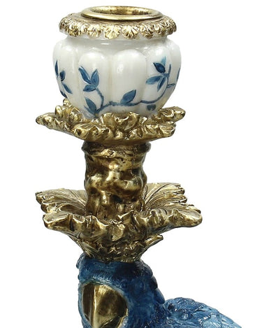 Polly Parrot Decorative Tall Candle Holder