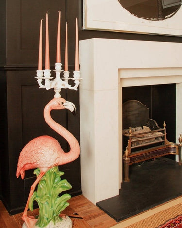 Lucy in the Sky Flamingo Candleholder
