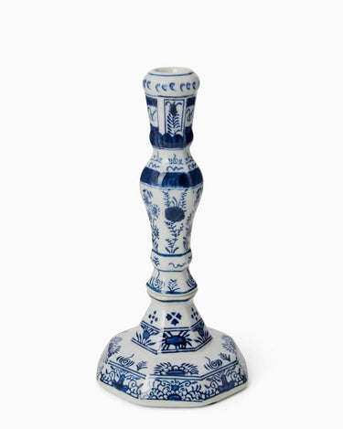 Rijksmuseum Blue and White Candle Holders Pair
