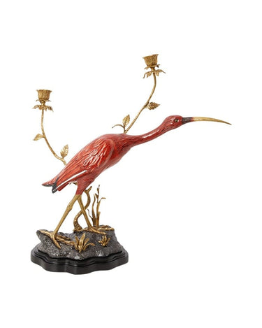 Thoth Red Candle Holder