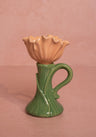 Blossom Glow Peach Porcelain Candleholder