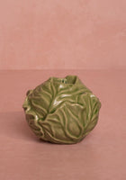 Green Cabbage Candle Holder