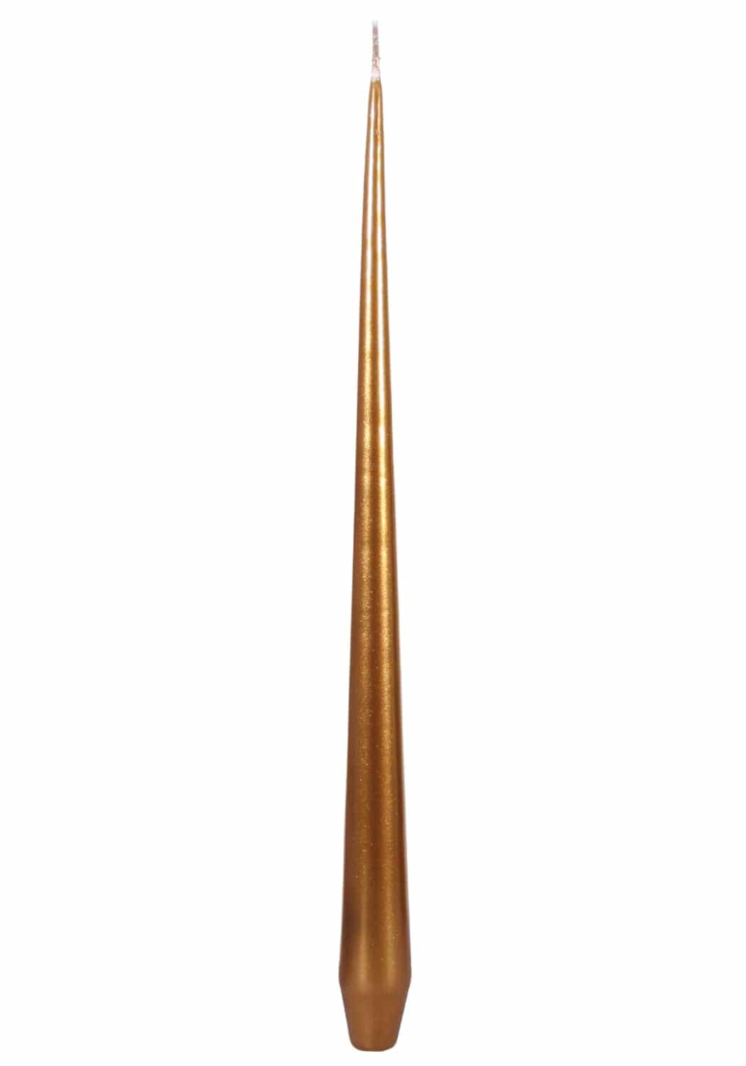 Aurora Small Slender Taper Candles - Gold