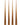 Aurora Small Slender Taper Candles - Gold