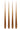 Aurora Small Slender Taper Candles - Gold