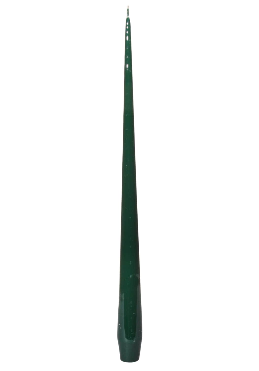 Aurora Small Slender Taper Candles - Green