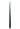 Aurora Small Slender Taper Candles - Green