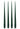 Aurora Small Slender Taper Candles - Green