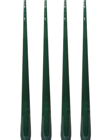 Aurora Small Slender Taper Candles - Green