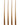 Aurora Tall Slender Taper Candles - Gold