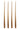 Aurora Tall Slender Taper Candles - Gold