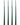 Aurora Tall Slender Taper Candles - Green