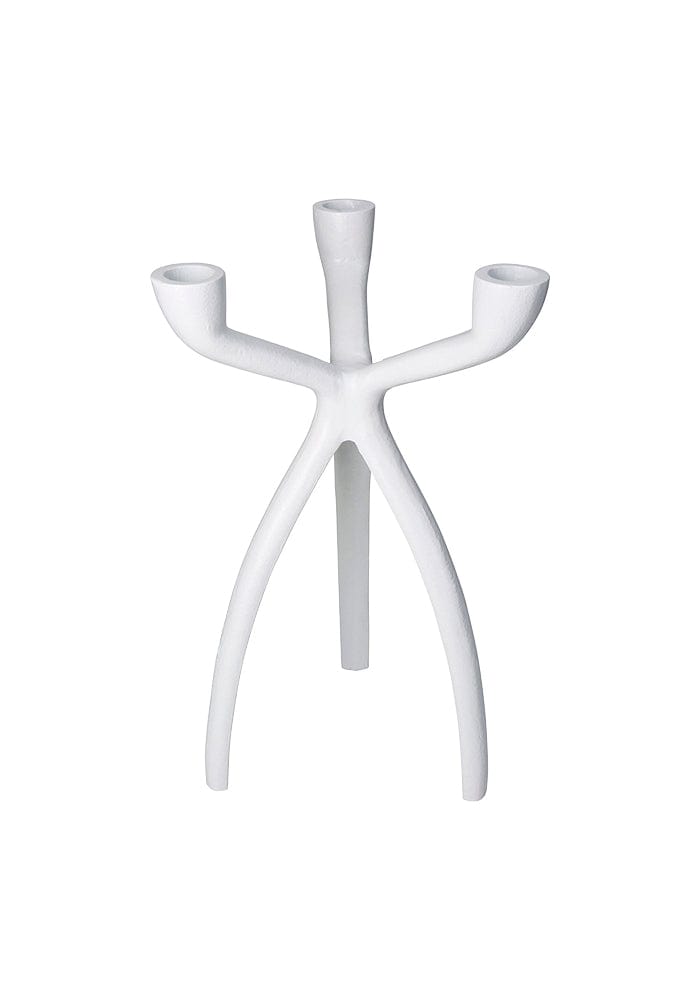 Candle Stick White 31x18x18cm