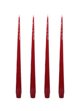 Candles 4pcs burgundy 35cm h35cm