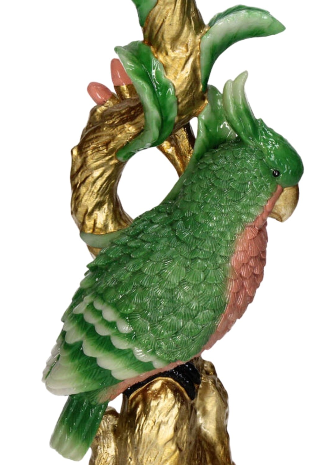 Emerald Parrot Candlestick