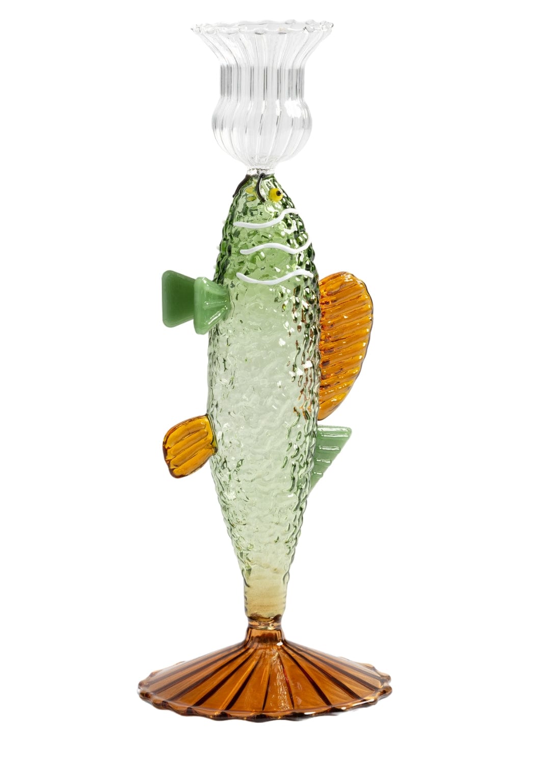 Ginny's Glass Bass Candle Holder